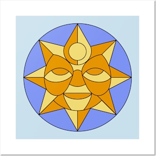 Sun of Abundance (light orange) Posters and Art